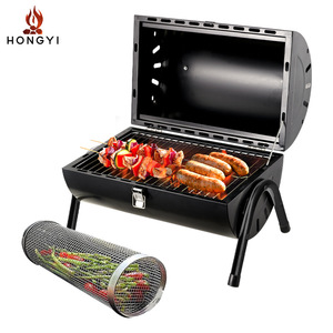 เตาบาร์บีคิวกลางแจ้ง Hongyi ขนาด 44x25x35.5 ซม. แบบพกพา พับได้ ไร้ควัน ใช้ถ่าน เหมาะสำหรับตั้งแคมป์ในสวนหลังบ้านและใช้ในบ้าน - Product Image 4