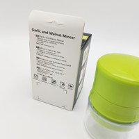 Accesorios de Cocina de Plástico Manuales Inteligentes, Picador de Ajo, Rebanador de Verduras, Mini Prensa de Ajo, Picador de Cebolla