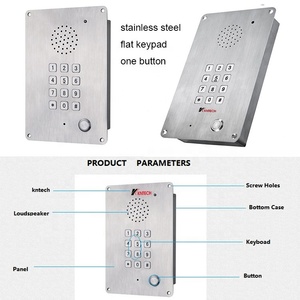 KNTECH KNZD-15 PAPX analogique <span class=keywords><strong>téléphone</strong></span> interphone hygiénique clinique bouton mains libres haut-parleur SOS <span class=keywords><strong>téléphone</strong></span> d'urgence extérieur filaire - Product Image 2