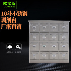 Mueble dispensador de medicamentos Xinlongfei de acero inoxidable con 16 cajones para organizadores de almacenamiento de farmacias - Product Image 3