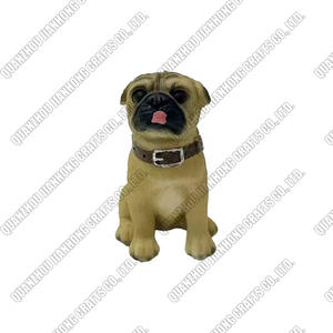 हस्तनिर्मित टिकाऊ राल प्यारा कुत्ता पब मूर्ति आकृति पशु पॉलीरेसिन शिल्प उद्यान कुत्ता - Product Image 5