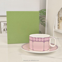 Tasse à thé colorée simple après-midi Banquet de famille à manger tasse à café cadeau en céramique exquis tasse de Couple