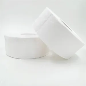 embossed wood pulp toilet jumbo roll paper