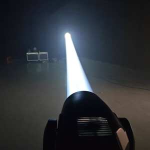 Mini Beam 295W Double Prisme Lumière à Tête Mobile Bande LED Contrôle Sonore 5000K Lumière du Jour Entrepôt IP33 Ra95 RGB - Product Image 4