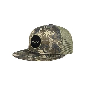 Sublimación Gorras R112 Forma Sombreros personalizados Bordado 3D Parche de cuero Malla 6 Panel Caza Sombreros de camionero - Product Image 4