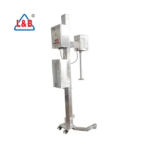 liquid and powder Mixer Coating Disperser, high quality stainless steel Variable High speed Dispersing Paint Dissolver Machine