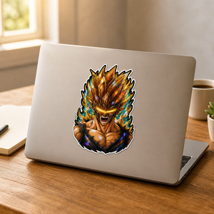1500 Designs Autocollants 3D Lenticulaires Écologiques en PET Imperméables à Effet Changeant Dessins Animés Son-Goku <span class=keywords><strong>Vegeta</strong></span> Trunks - Product Image 2