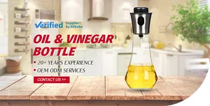 アマゾントップセラー2021新製品キッチンツールアクセサリーガラスオイルボトルバーベキューソースボトルオリーブオイルディスペンサーボトル