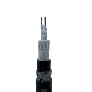 ABS/BV/CCS 1mm2 2 Núcleo XLPE Isolado Trança Blindado & Blindado Flame-retardant Shipboard Control Cable para Instalação Offshore