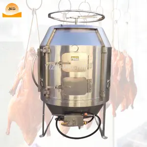 Oval de acero inoxidable pollo tostador horno pato asado a la máquina en Venta caliente