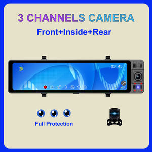 <span class=keywords><strong>Caméra</strong></span> embarquée AOEDI AD-893 3 canaux, <span class=keywords><strong>rétroviseur</strong></span>, <span class=keywords><strong>caméra</strong></span> avant et arrière 2K, boîte noire de voiture avec contrôle par application Wifi - Product Image 4