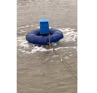 Aérateur annulaire à circulation large de 2,2 kW pour une diffusion uniforme de l'oxygène dans les réservoirs et les étangs agricoles