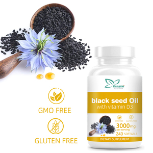Gélules à l'huile de graines de cumin noir de marque privée avec la formule de vitamine <span class=keywords><strong>D</strong></span> pour aider les adultes à bien-être en bonne santé - Product Image 5