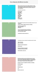 Tapete <span class=keywords><strong>de</strong></span> Corte Antideslizante <span class=keywords><strong>de</strong></span> PVC <span class=keywords><strong>de</strong></span> 3 Capas, Autoadhesivo, <span class=keywords><strong>de</strong></span> 6.5x4.5 Pulgadas, con Agarre Fuerte, para Máquinas <span class=keywords><strong>de</strong></span> Corte Silhouette - Product Image 6