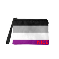 Dompet Koin Custom Bermotif Pelangi Gay untuk Penggunaan saat Perjalanan Sehari dan Persediaan Siap Kirim (Drop-ship)