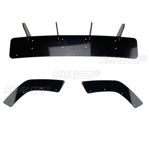3Pcs Car Rear Bumper Lip Diffuser Spoiler <b>Splitter</b> for Hyundai I30N Hatchback 2020+ Rear Bumper Lower Guard - Product Image 2