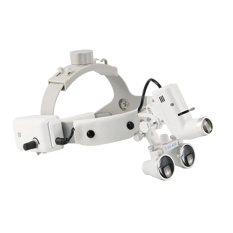 Factory Direct Sale Led Portable Head Light Dental Loupes Surgical Binocular Magnifying Glasses