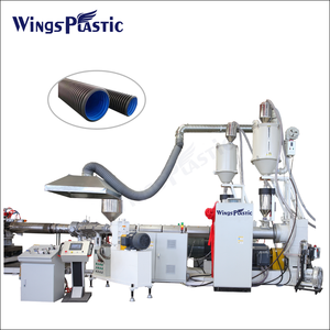 Machine de production de tuyaux corrugués à double paroi en HDPE/PE pour drainage des eaux usées, haute vitesse et automatique - Product Image 6