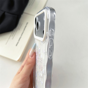 Funda transparente 2 en 1 de TPU con diseño de conejo y lazo de dibujos animados para iPhone 17 16 15 Pro Max, con impresión personalizada en la cubierta trasera - Product Image 5