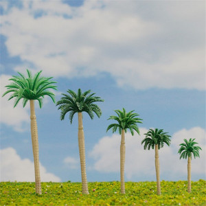 Architektur modell dekorative Miniatur künstliche Skala Palme in Ho Zug Layout Modellbau Kits Spielzeug - Product Image 2