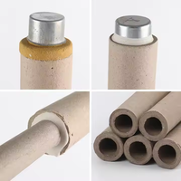 KS/KB/KW Cast Steel Water Thermocouple Temperature Measuring Probe One-Time Rapid Thermal Rod for Metallurgy Paper Instrument