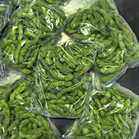 Edamame surgelé en gousses IQF en gros, certifié BRC HACCP IFS, sans OGM, décongeler et servir