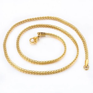Elegante Collar de Encaje con Cadena de Acero Inoxidable, Hermosa Joyería para Hombres y Mujeres - Product Image 4
