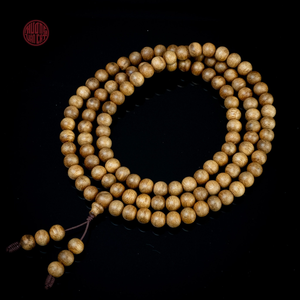 Elegante Pulsera de Agarwood, Rosario de 108 Cuentas de 7mm, Tipo 2, Madera de Oud Natural, Regalo Espiritual para Meditación, Joyería - Product Image 2