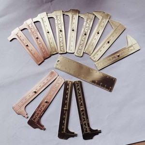 Calibrador Vernier ZQUN de 100 mm, herramienta de medición de latón con doble escala para mediciones de precisión - Product Image 2