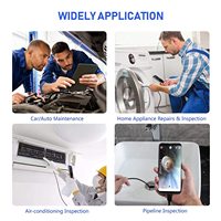 Adaptateur de câble rigide Y101 3 en 1 Micro-USB, USB et Type-C 8 mm 5 m, endoscope double caméra USB