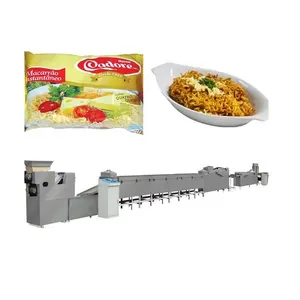 Linea di produzione di tagliatelle istantanee fritte automatiche della farina di frumento di industria dei prodotti del grano che fa macchina delle tagliatelle