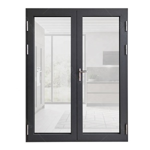Portes d'entrée aux meilleurs <span class=keywords><strong>prix</strong></span> – Designs de portes en verre trempé, extérieures, en <span class=keywords><strong>aluminium</strong></span>, battantes, avec design graphique, classiques, doubles, commerciales - Product Image 4