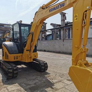 Petite pelle sur chenilles d'occasion en excellent état 5.5 tonnes Komatsu PC55MR du Japon à vendre - Product Image 4