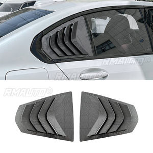 Cubierta de Persiana para Ventana Trasera de Coche en Negro Brillante, Rejilla de Ventilación Lateral para BMW Serie 3 G20 320i 325i 330i 2019+ - Product Image 1