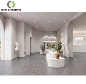 Diseño interior moderno para tiendas de ropa, estante de exhibición de ropa duradero para montar en la pared, soporte para prendas de vestir, muebles para tiendas de ropa - Product Image 2