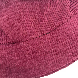 Wholesale Women's Corduroy Fisherman Hat <b>Large</b> Brim Sunshade Embroidery Logo Small Batch Foldable Breathable Warm - Product Image 6