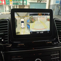 Caméra de recul 360 degrés avec capteur de stationnement pour Mercedes Benz GLE/GLS W166 W292, caméra de plaque d'immatriculation
