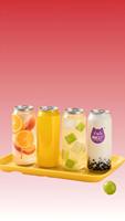 Vente en gros de canettes en PET transparentes à ouverture facile, personnalisables avec logo et motifs, pour jus, soda et autres boissons.
