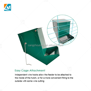 YYX LMR30 Automatic Animal Feeder Box Hot Sale High Quality Feeding <strong>Trough</strong> Galvanized <strong>Metal</strong> Rabbit Feeder <strong>Trough</strong> - Product Image 4