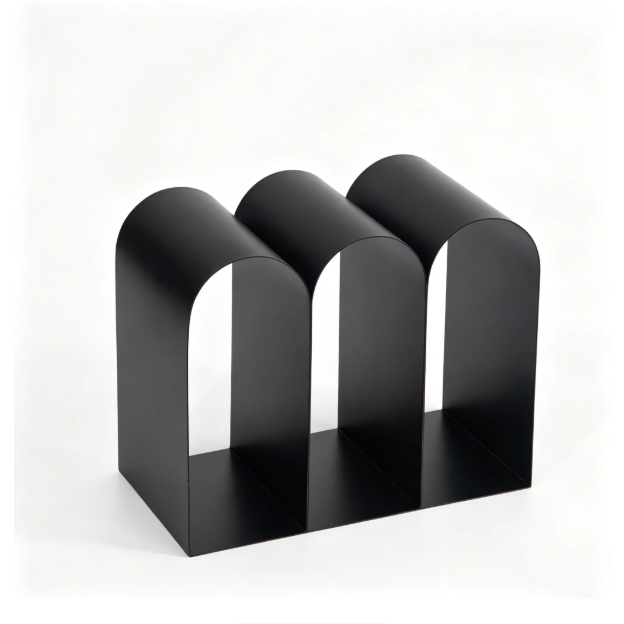 House Using Shape Colored Modern Geometric Shape Arched Black Metal Rack for Display for Table ...