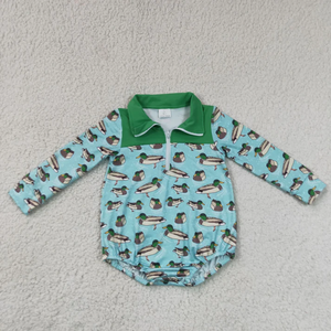 Monos sin mangas para bebés con estampado a cuadros de colores y bolsillo con botones - Product Image 6