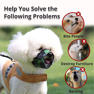 Famicheer-<span class=keywords><strong>bozal</strong></span> de perro táctico para morder, gran ajustable, transpirable, Color BSCI - Product Image 3