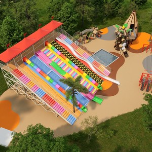 Equipo de Juegos Infantiles de Plástico para Exteriores, Servicio OEM para Parques y Escuelas - Product Image 5