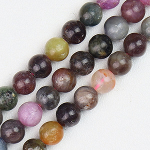 Chính hãng <span class=keywords><strong>Ruby</strong></span> và Sapphire Loose hạt Strand, đánh bóng Sapphire tự nhiên hạt đối với trang sức làm 6mm 7mm 8mm - Product Image 3