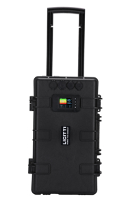 Guangdong 1200w portatile centrale elettrica con carrello di stoccaggio Lifepo4 robusto batteria al litio Trolley barca banca valigia marina