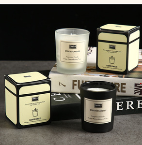 Nouvelle bougie parfumée en verre dépoli de style transfrontalier, aromathérapie relaxante, coffret cadeau pour la maison, mariage, décoration de fêtes - Product Image 2