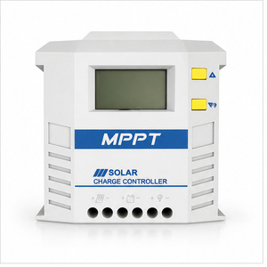 ตัวควบคุมการชาร์จพลังงานแสงอาทิตย์ MPPT 20A 12V 24V 48V พร้อมจอ LCD และพอร์ต USB คู่ สำหรับระบบพลังงานแสงอาทิตย์ - Product Image 1