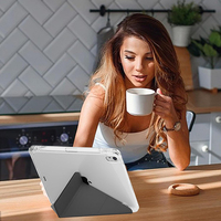 Étui pour iPad Air 11 pouces M3/M2 (2025/2024) et Air 10,9 pouces 5e/4e génération (2022/2020) avec support pliable 3+Y et porte-stylet