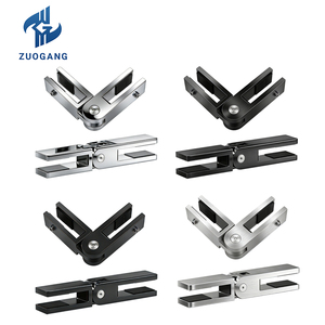 Abrazadera Moderna de Acero Inoxidable y Latón para Vidrio, para Uso en Exteriores, Valla de Piscina, Balcón, Escalera, Villa, Jardín, Barandilla de Vidrio, Esquina de 90 Grados - Product Image 5