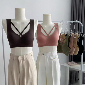 7-Màu Liền Mạch Cộng Với Kích Thước Áo Ngực 5XL-Siêu Mềm Thạch Hỗ Trợ Không Dây Bralette Cho Đầy Đủ Bust <span class=keywords><strong>Minimizer</strong></span> No-Side Bulge Thoải Mái Áo Ngực - Product Image 2